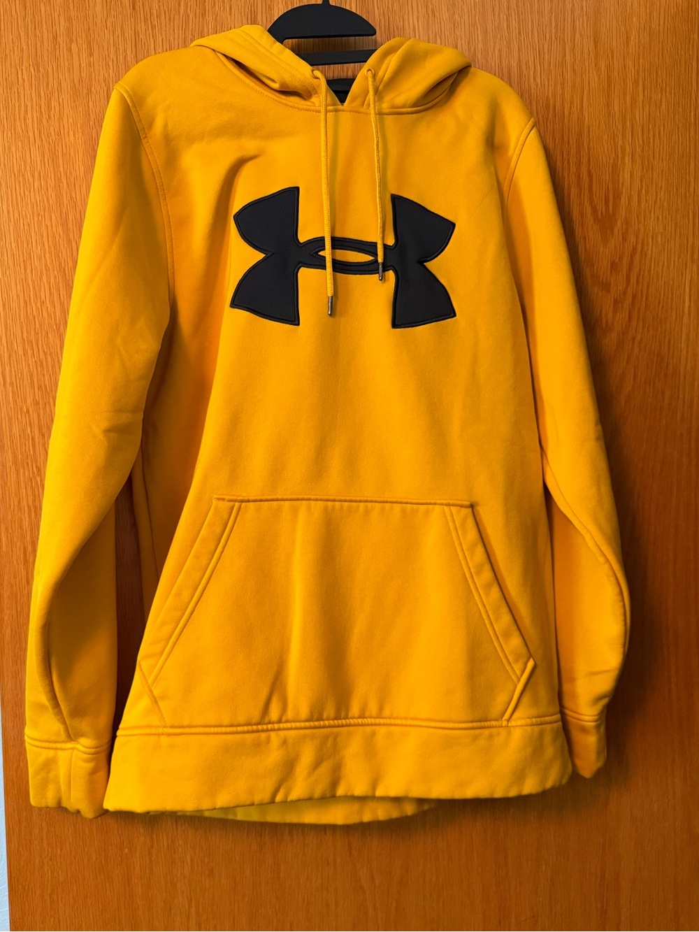 Under Armour Golden Yellow Hoodie with Black Logo